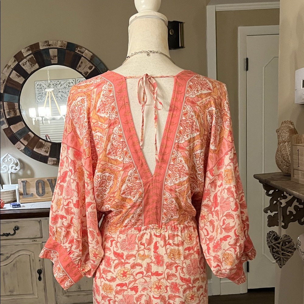 Aakaa Pink and Orange Mini Dress - Picture 5 of 9